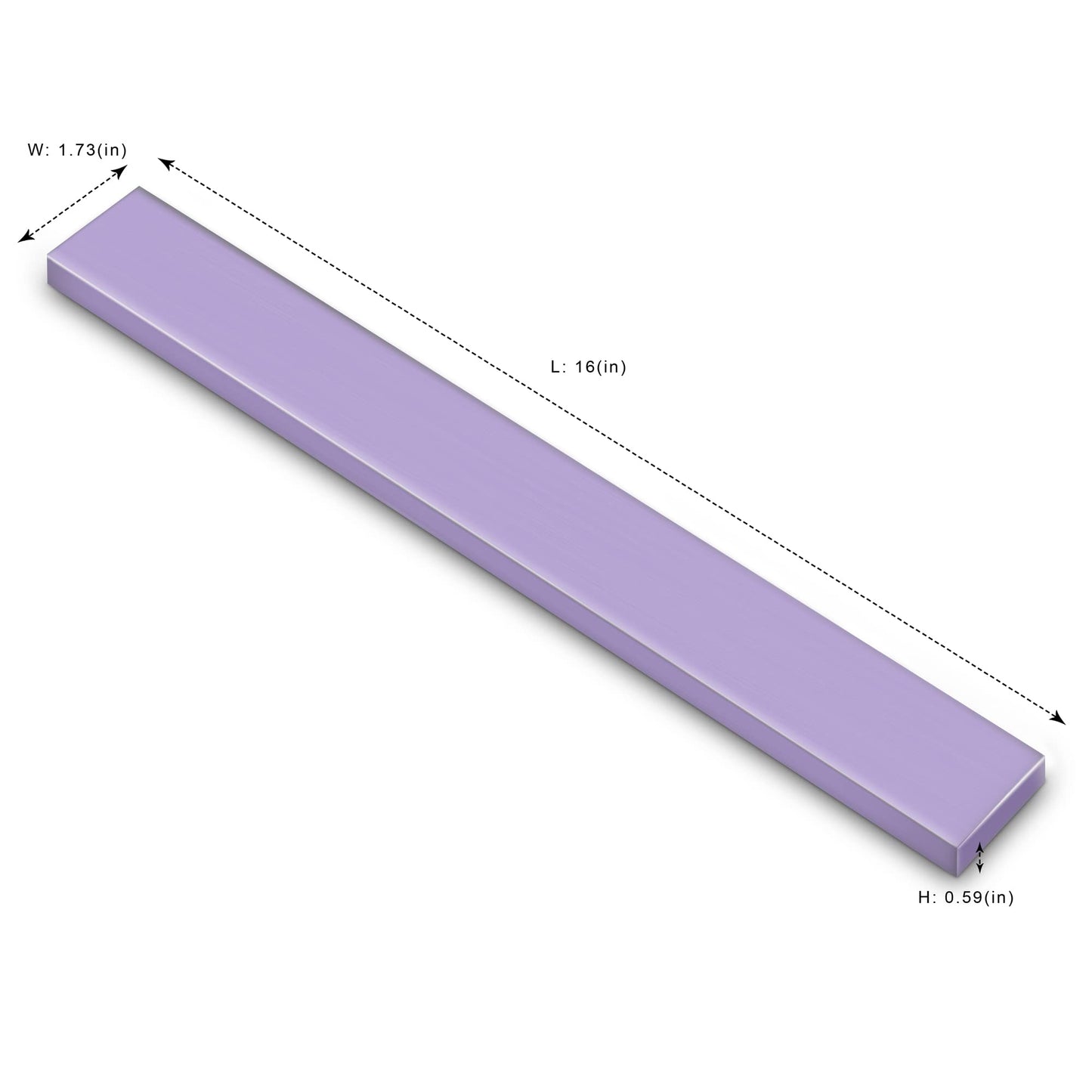 Support magnétique professionnel pour couteaux de 40,6 cm (16 po), en acier inox CAMPAERO