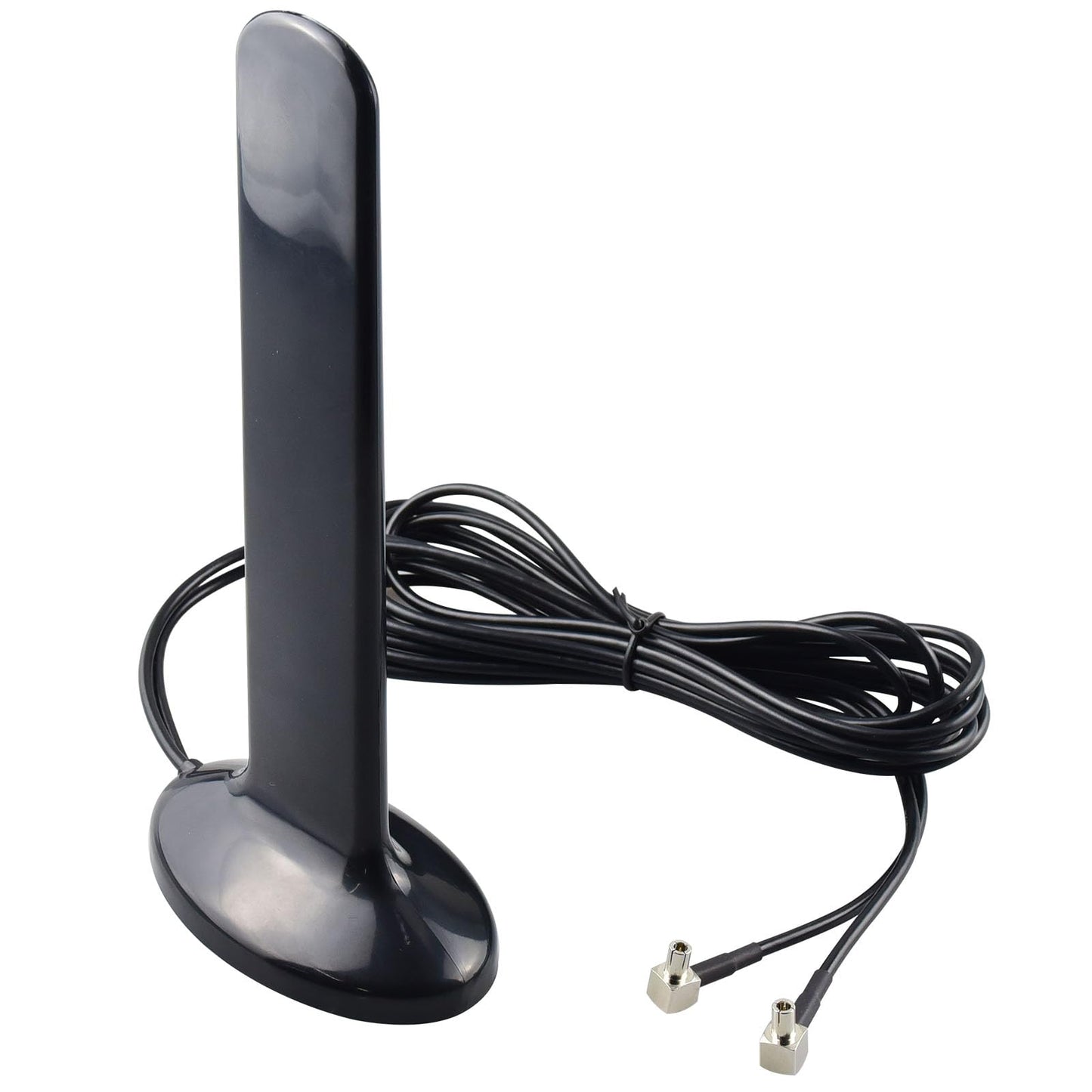 Antenne universelle large bande YOTENKO 2X2 MIMO 3G/4G/LTE/5G, câble 12 dBi, double connecteur SMA mâle (2 m), base magnétique, 700-5 900 MHz CAMPAERO
