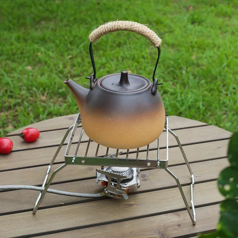 Grille en acier inoxydable pour rechaud a gaz. CAMPAERO