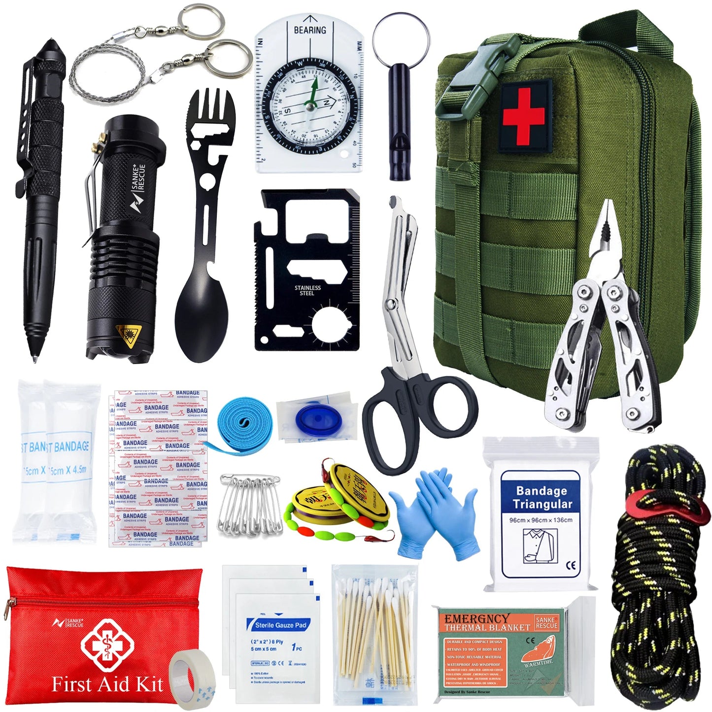 Trousse de premiers secours de survie. CAMPAERO