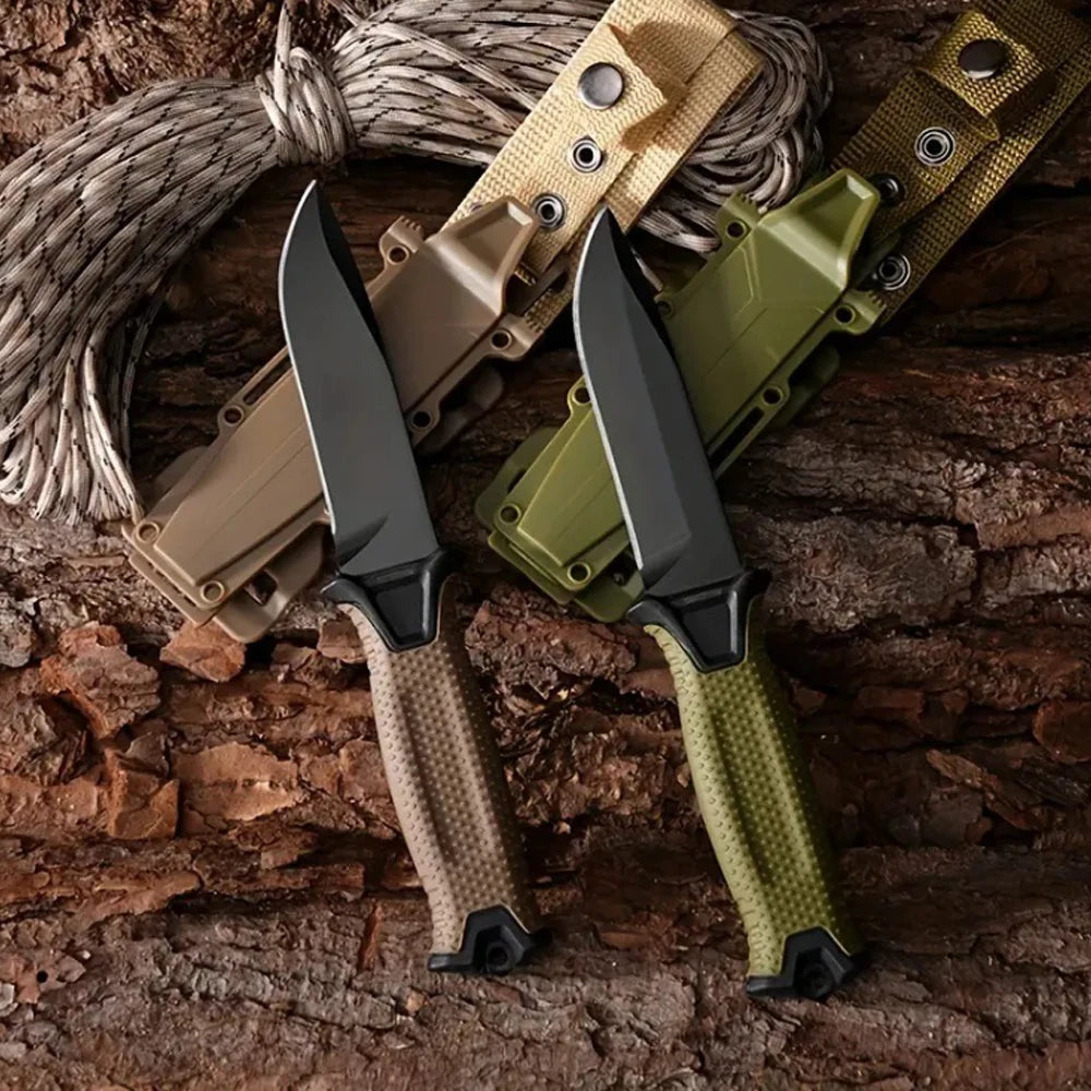 Couteau de survie d'extérieur en acier inoxydable. CAMPAERO