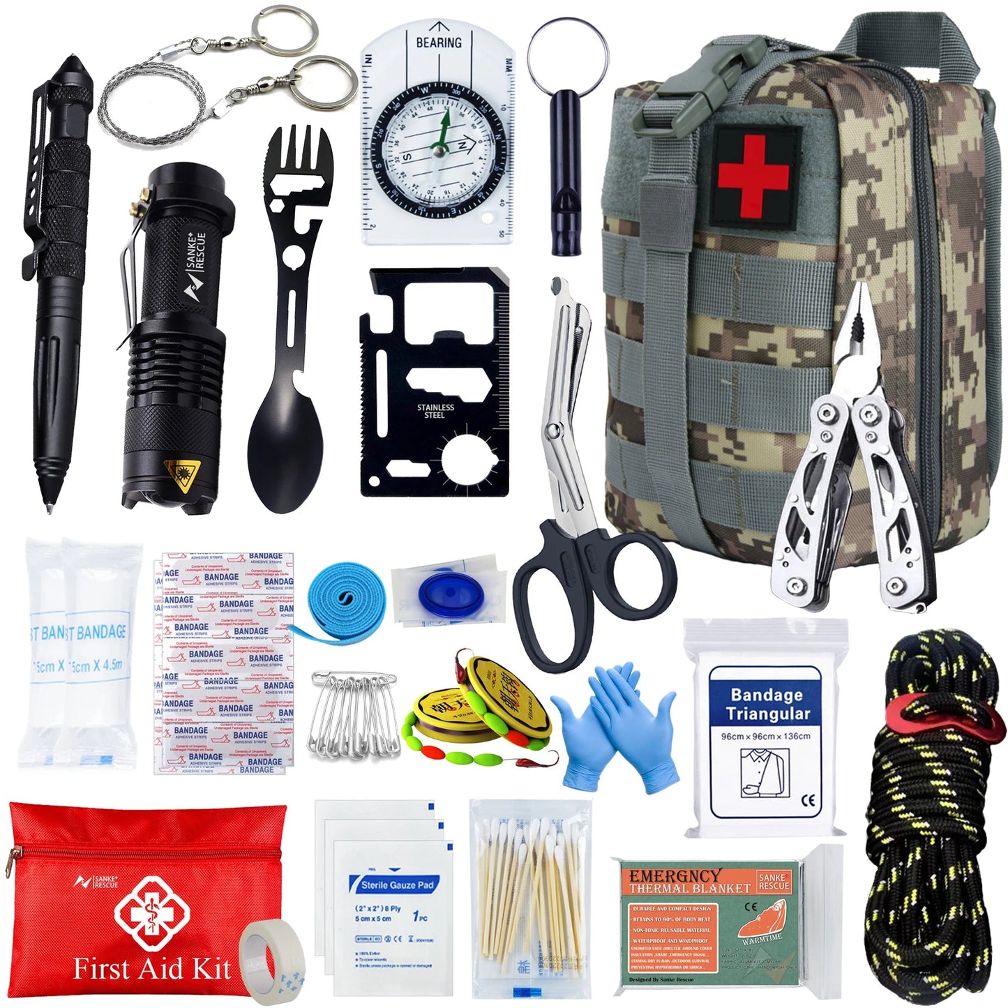 Trousse de premiers secours de survie. CAMPAERO