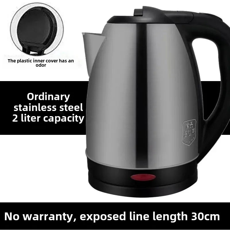 Wanlida Home Use 304 Stainless Steel Insulated Water Kettle Automatic Breakdown Heat Water Pot 2 Liters Chinese Large Land CAMPAERO