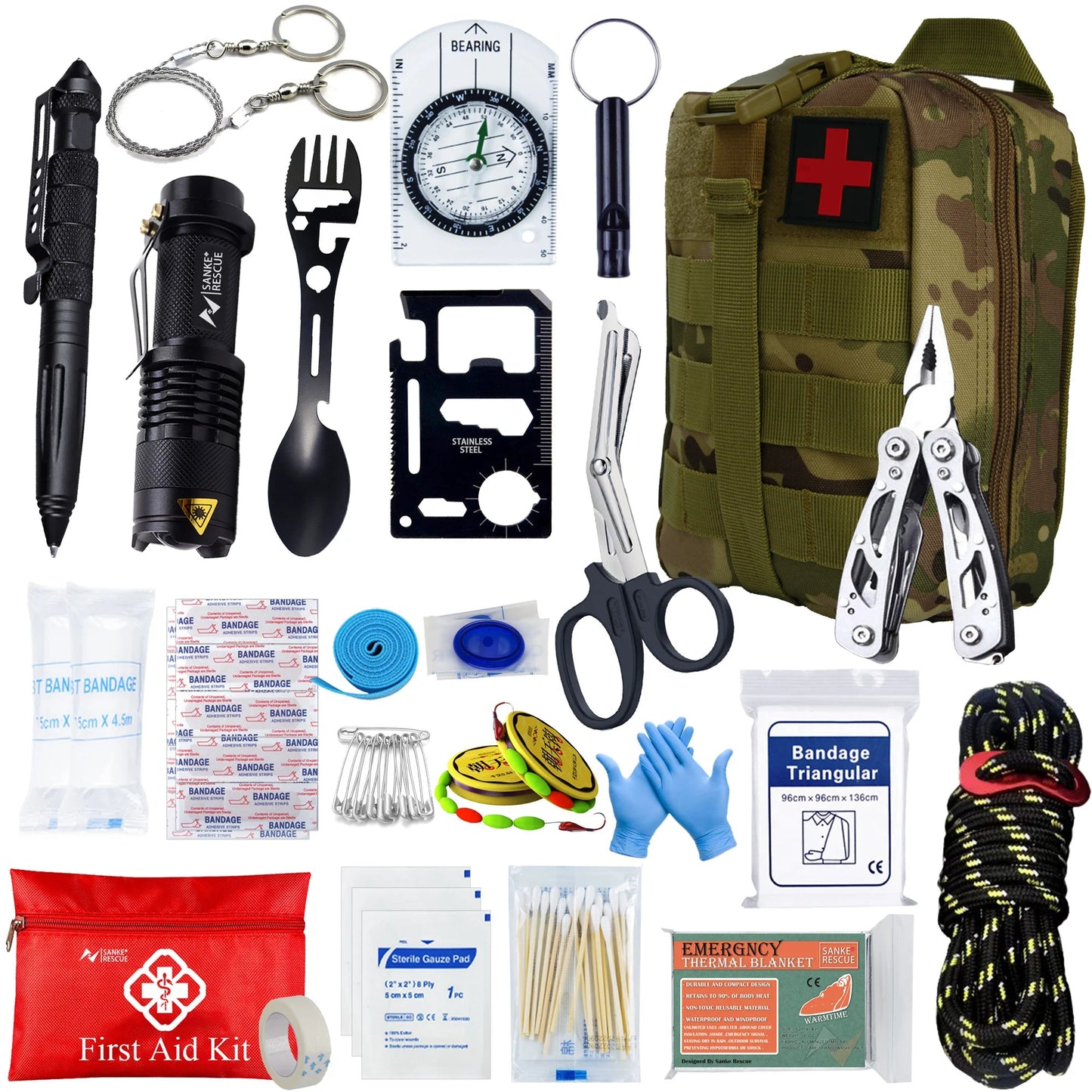 Trousse de premiers secours de survie. CAMPAERO