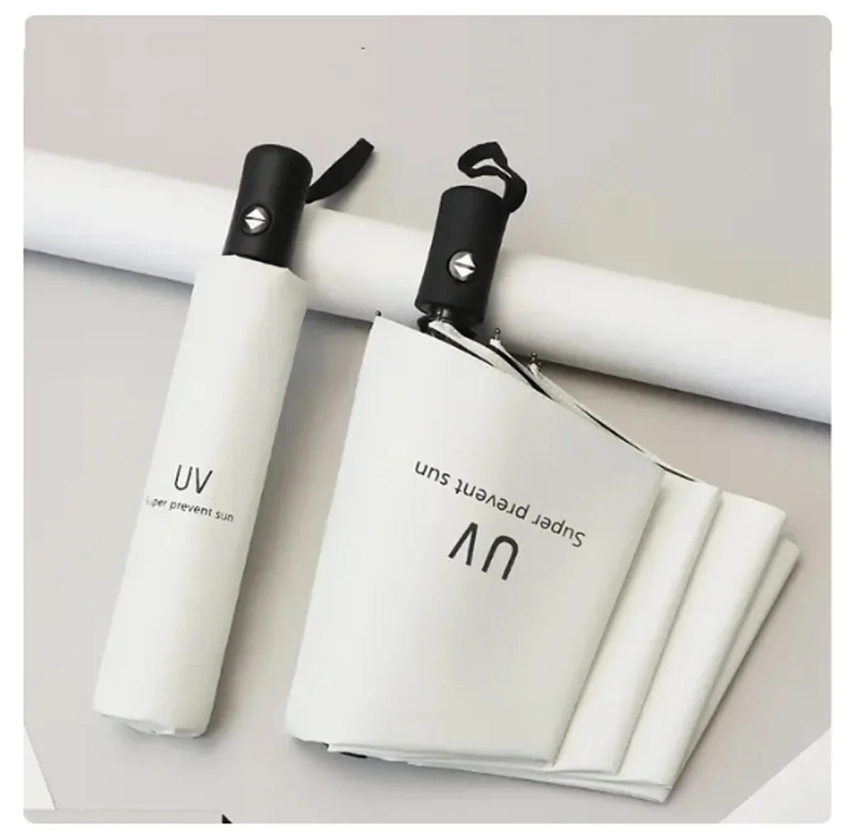 Mini Folding Automatic Umbrella Anti UV Rain Sun Umbrella Fashion Portable Windproof Light Women Men Children Parasol Umbrella CAMPAERO