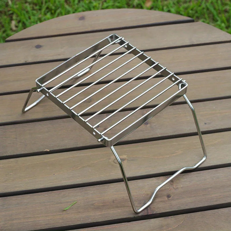 Grille en acier inoxydable pour rechaud a gaz. CAMPAERO