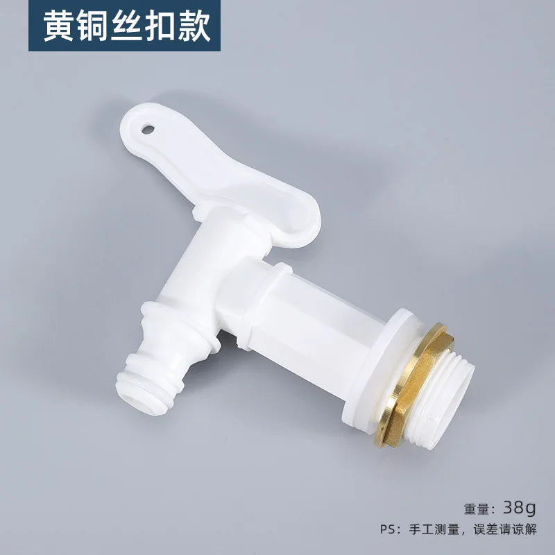 S60x6 Coarse Thread IBC Tank Tap Connecter X 1/2'' 3/4'' Water Coupling Adapter 1000L Garden Home Replacement Valve Fitting CAMPAERO