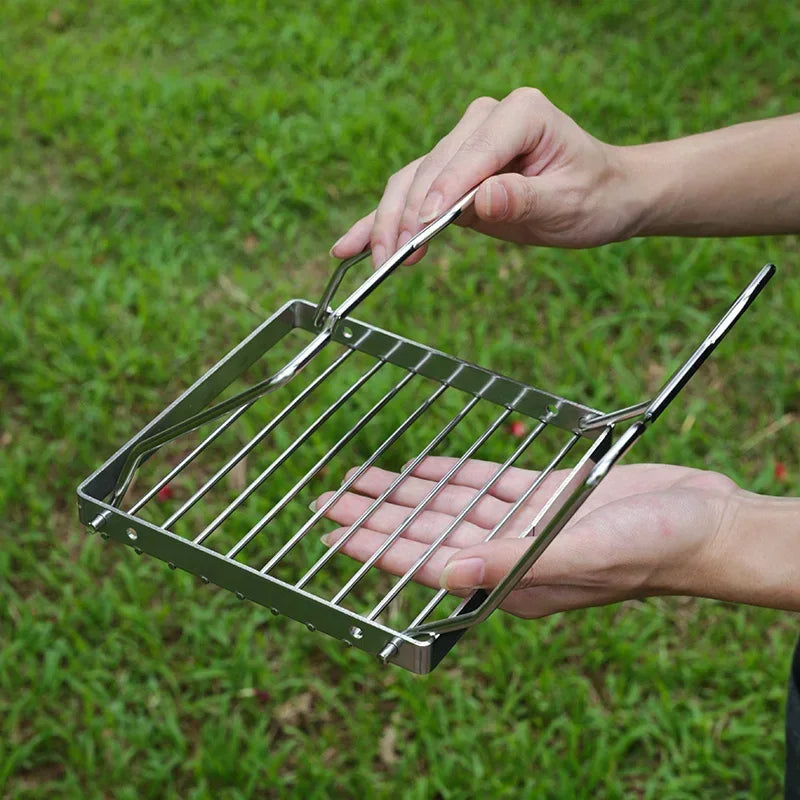 Grille en acier inoxydable pour rechaud a gaz. CAMPAERO