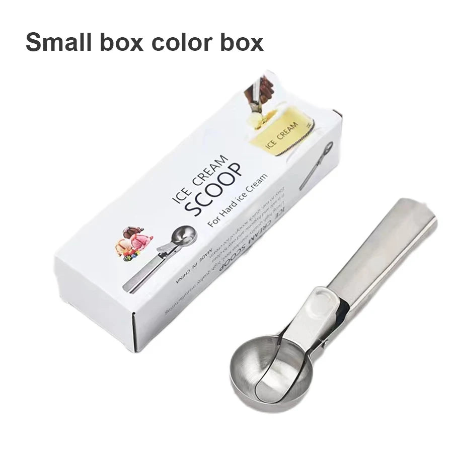 Stainless Steel Dual-purpose Ice Cream Scoop Ice Cream Scooper Multifunctional Fruit Scoop Kitchen Supplies CAMPAERO