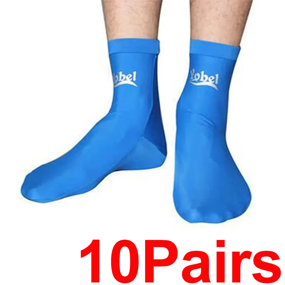 Chaussettes de plongée en lycra légères en polyamide pour hommes et femmes.