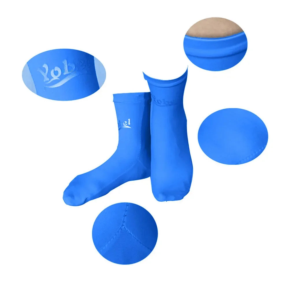 Chaussettes de plongée en lycra légères en polyamide pour hommes et femmes.