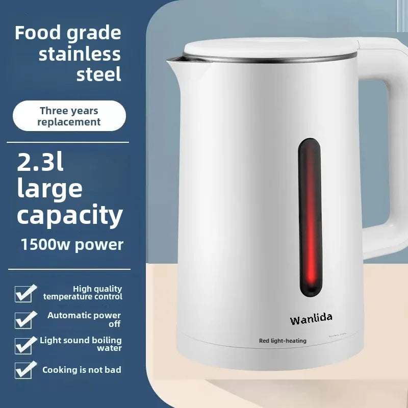 Wanlida Home Use 304 Stainless Steel Insulated Water Kettle Automatic Breakdown Heat Water Pot 2 Liters Chinese Large Land CAMPAERO