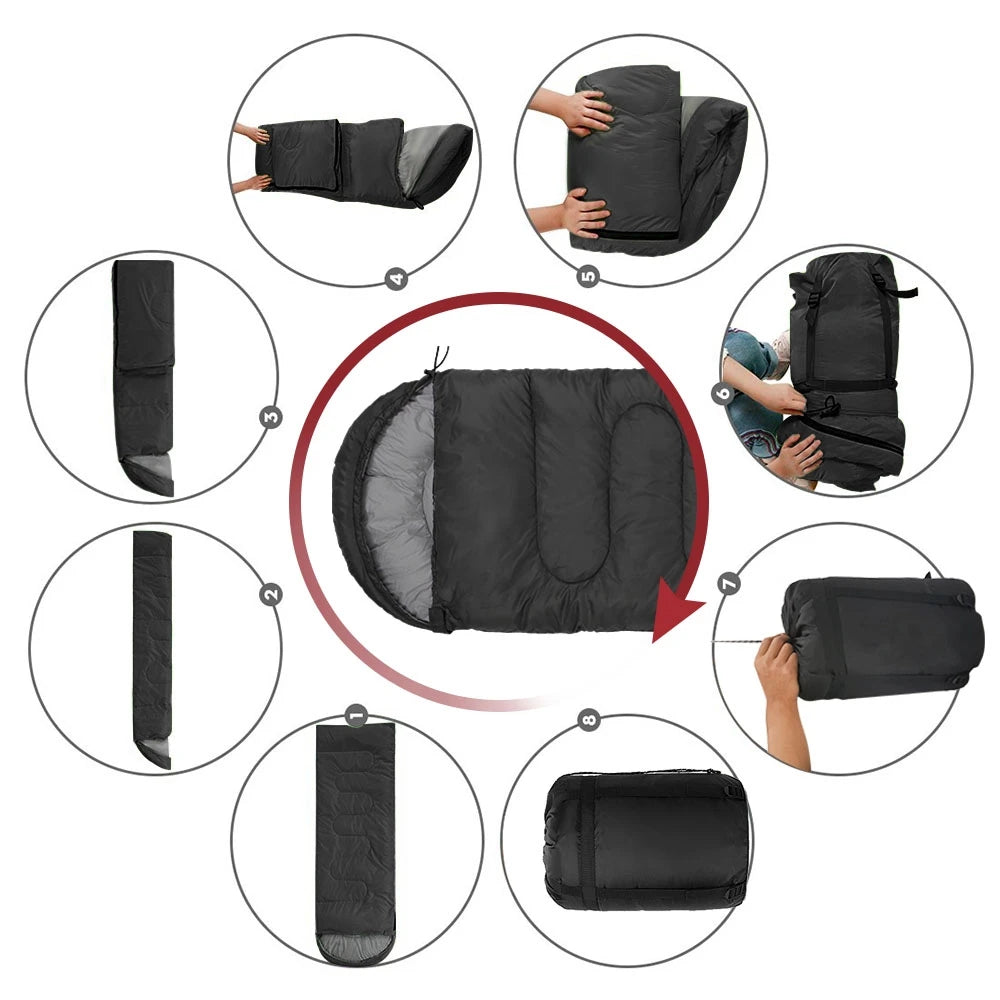 Sac de couchage de camping léger 4 saisons CAMPAERO