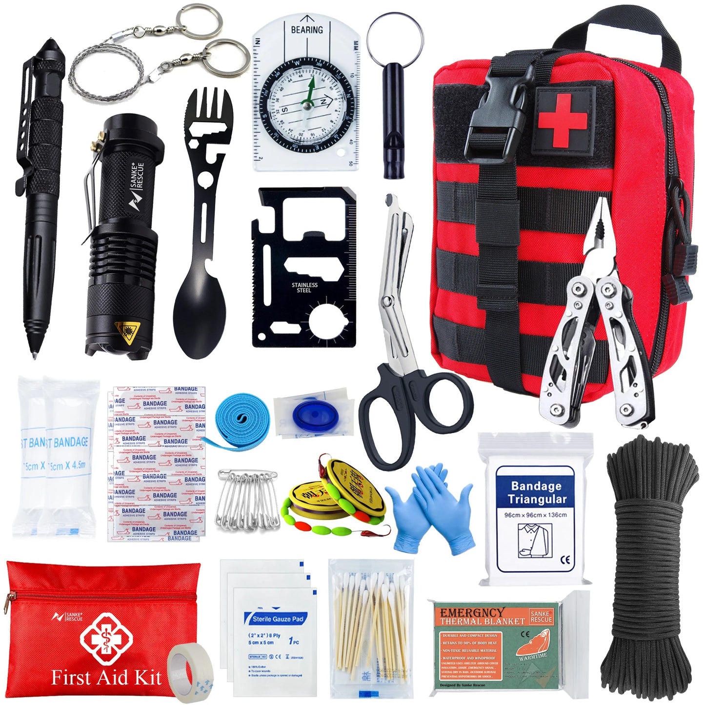 Trousse de premiers secours de survie. CAMPAERO