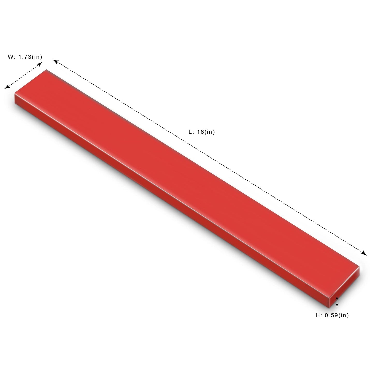 Support magnétique professionnel pour couteaux de 40,6 cm (16 po), en acier inox CAMPAERO