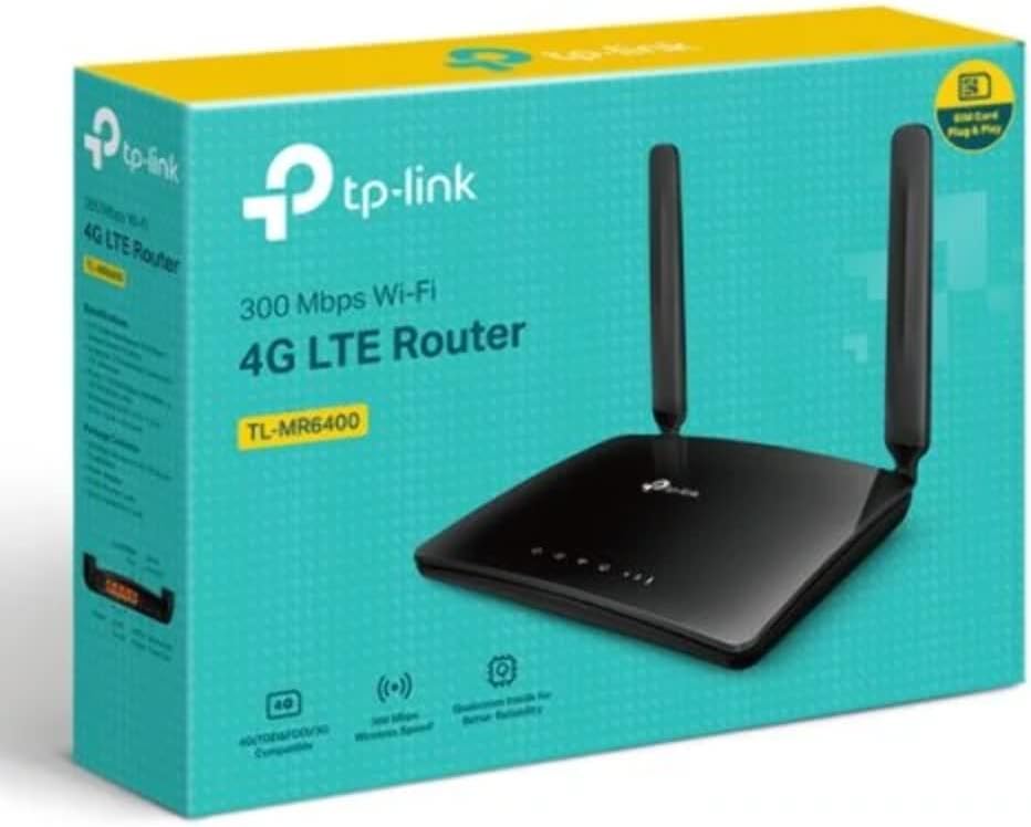 TP-LINK TL – mr6400, Wi-Fi, Ethernet LAN Black Router CAMPAERO