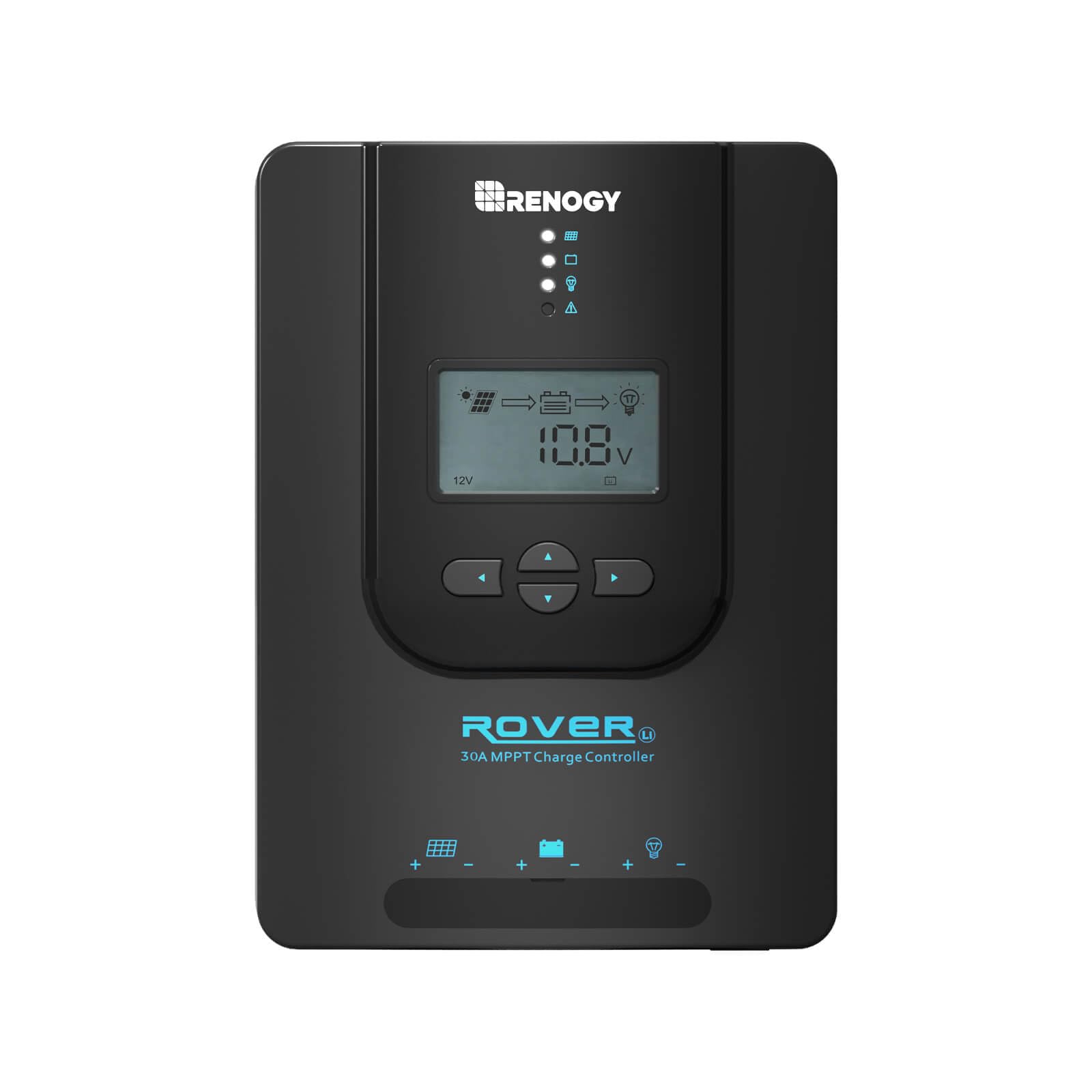 Contrôleur de charge solaire MPPT Renogy pour batteries au gel et au lithium. CAMPAERO