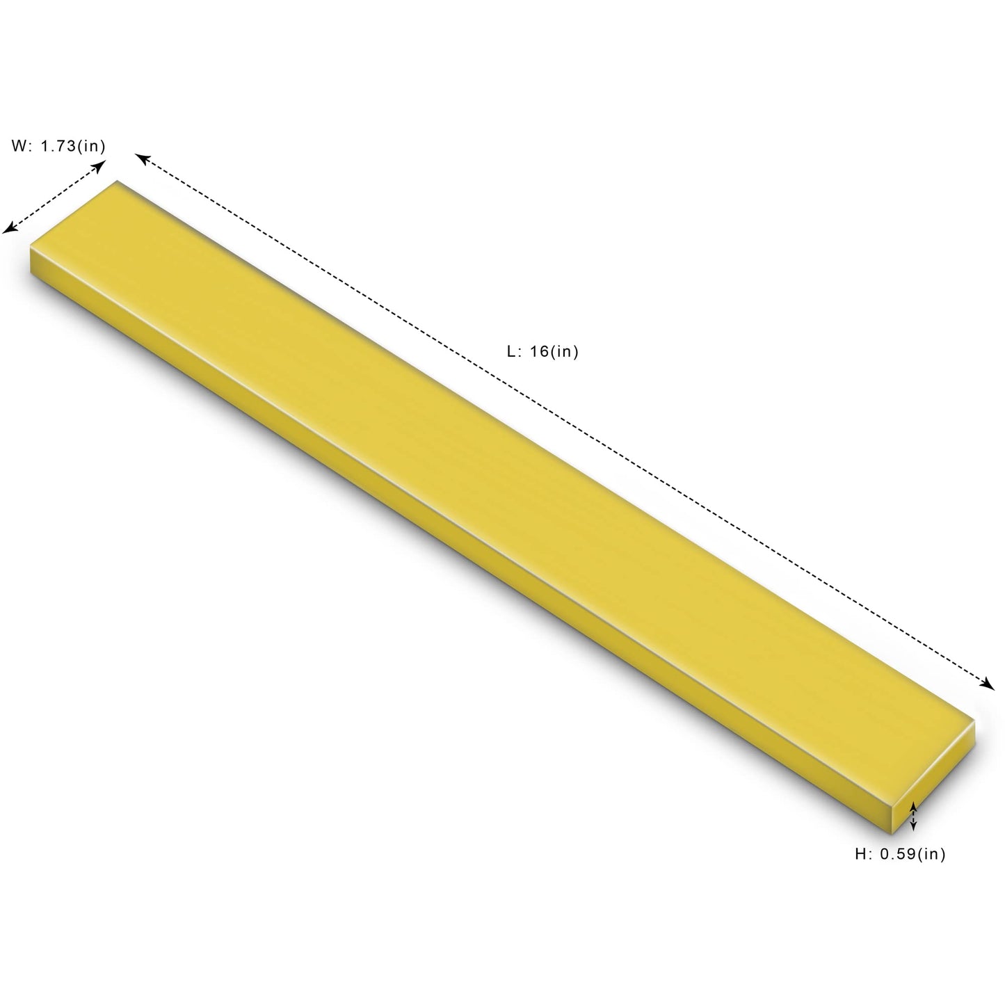 Support magnétique professionnel pour couteaux de 40,6 cm (16 po), en acier inox CAMPAERO