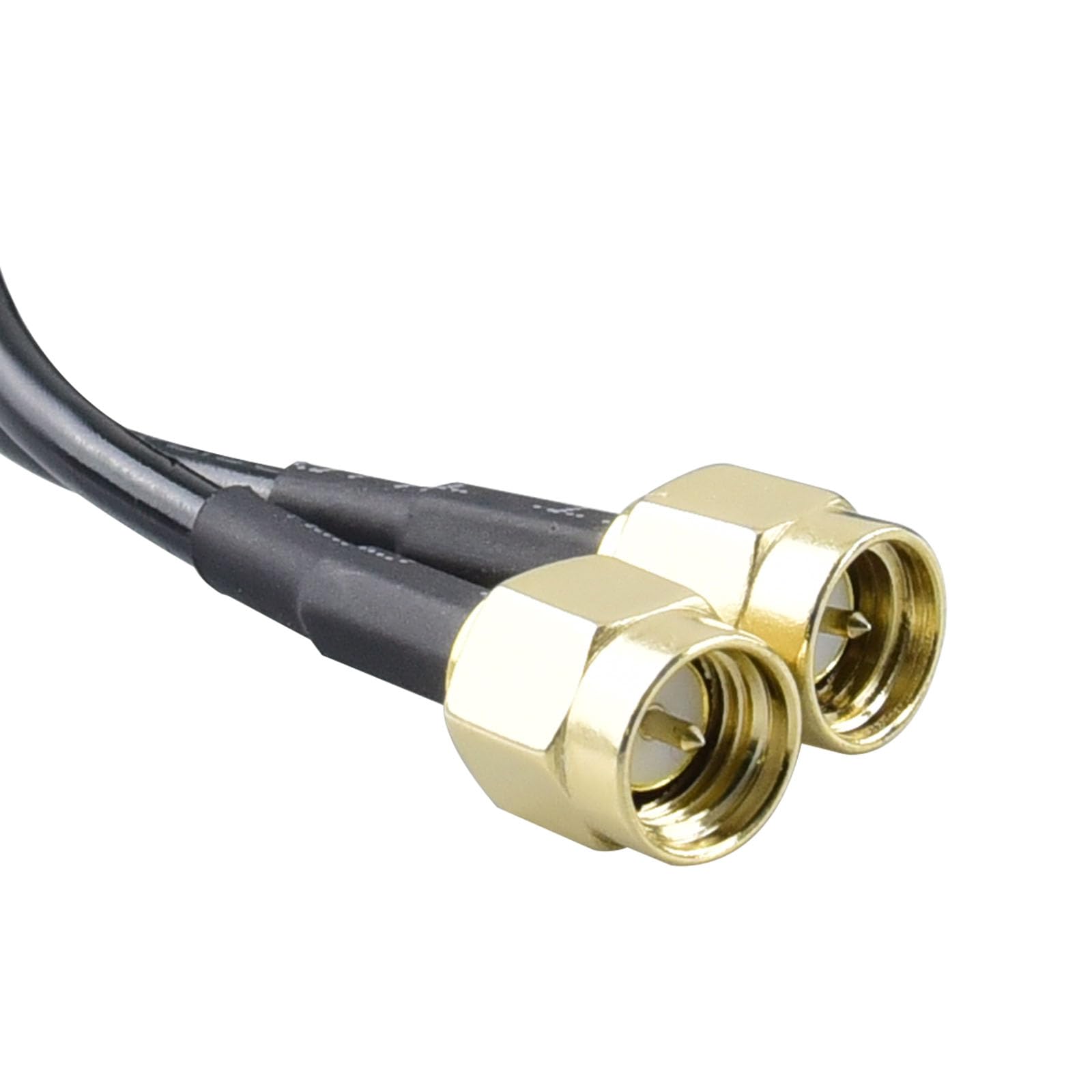 Antenne universelle large bande YOTENKO 2X2 MIMO 3G/4G/LTE/5G, câble 12 dBi, double connecteur SMA mâle (2 m), base magnétique, 700-5 900 MHz CAMPAERO