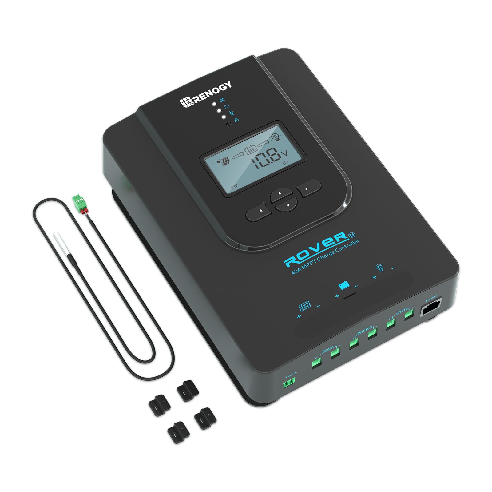Contrôleur de charge solaire MPPT Renogy pour batteries au gel et au lithium. CAMPAERO