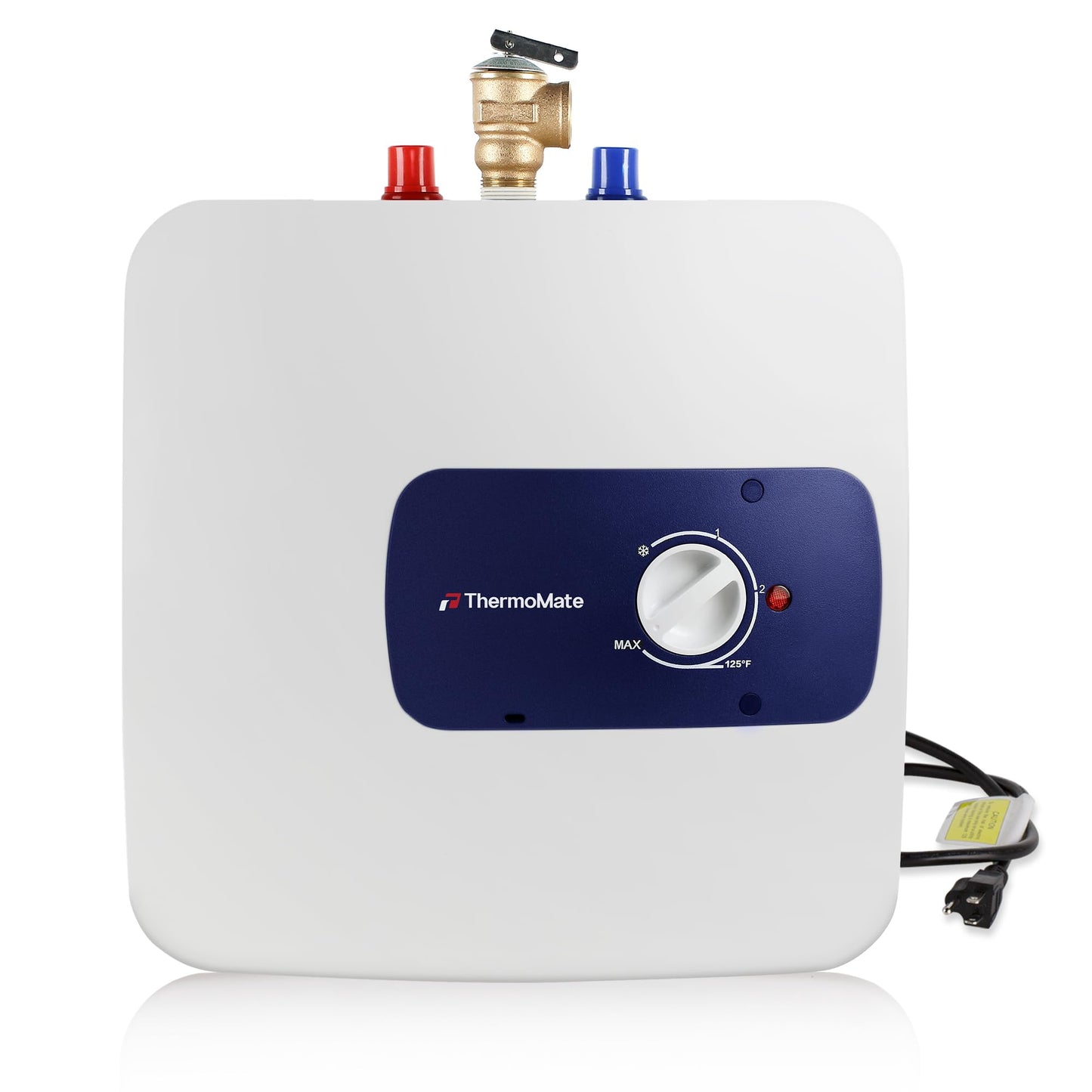 Thermomate Mini Tank Electric Water Heater ES700 Hard Wired 6.5 Gallons Point of Use Water Heater for Instant Hot Water Under Kitchen Sink 120V 1440W CAMPAERO