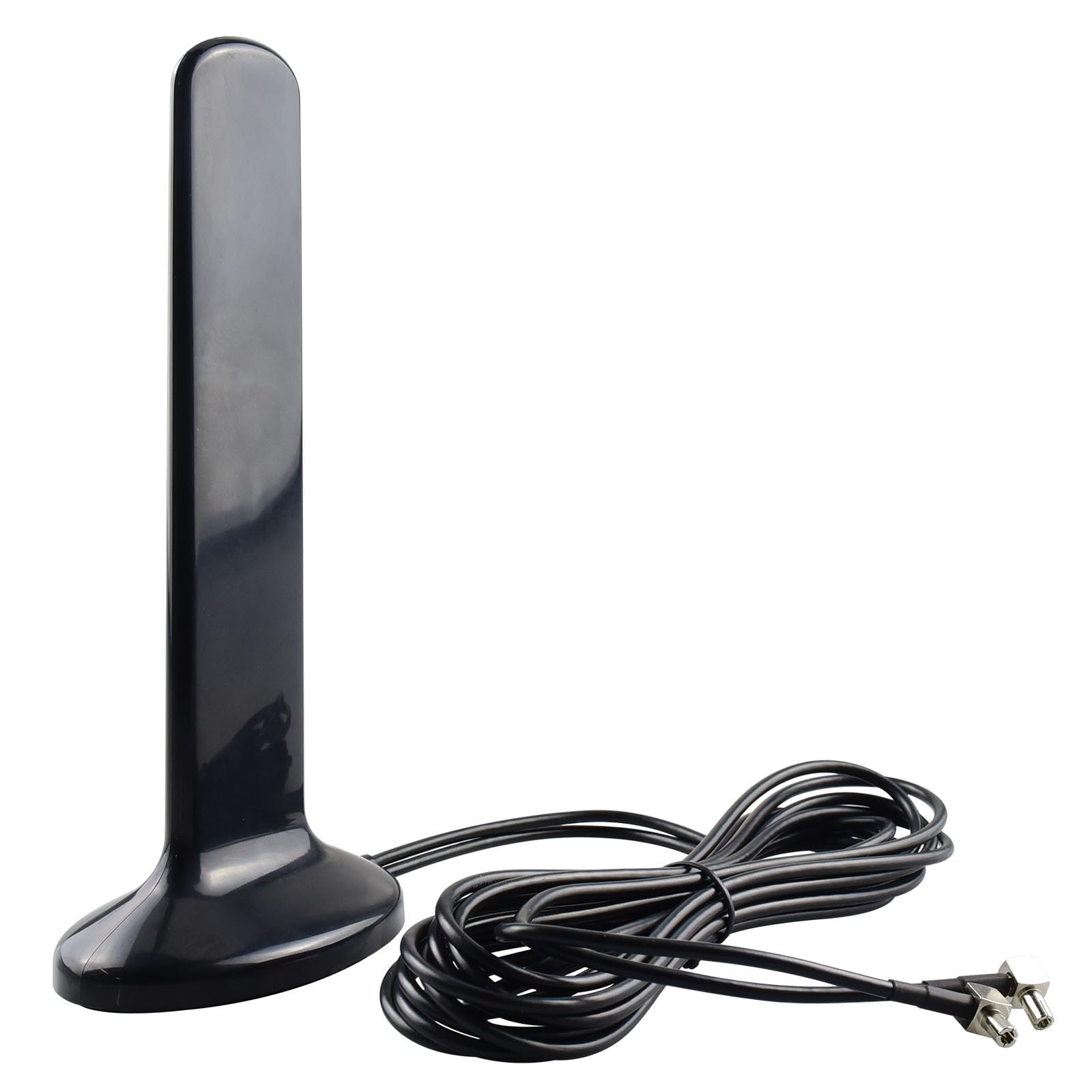 Antenne universelle large bande YOTENKO 2X2 MIMO 3G/4G/LTE/5G, câble 12 dBi, double connecteur SMA mâle (2 m), base magnétique, 700-5 900 MHz CAMPAERO