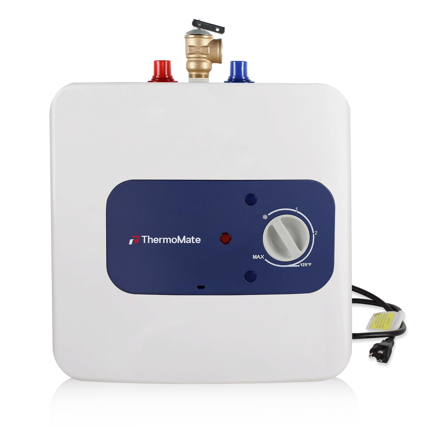Thermomate Mini Tank Electric Water Heater ES700 Hard Wired 6.5 Gallons Point of Use Water Heater for Instant Hot Water Under Kitchen Sink 120V 1440W CAMPAERO