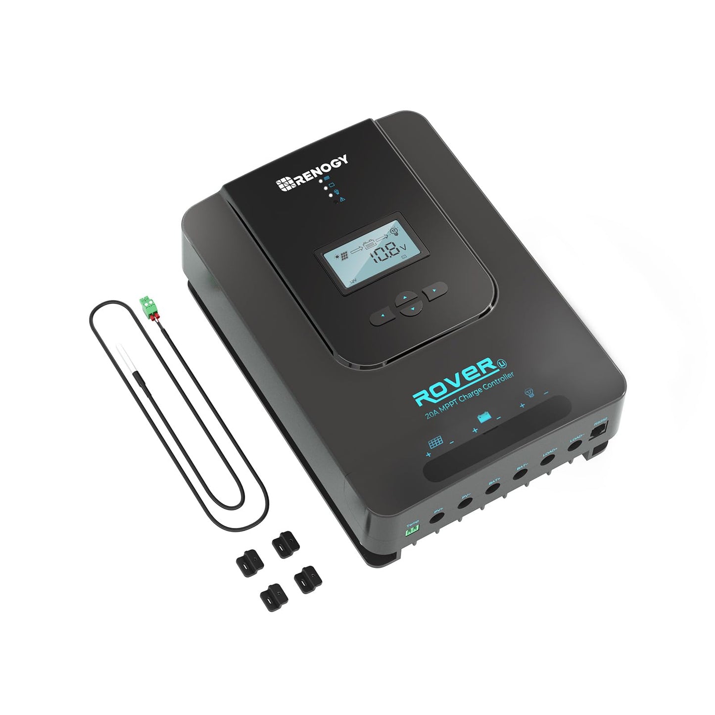 Contrôleur de charge solaire MPPT Renogy pour batteries au gel et au lithium. CAMPAERO