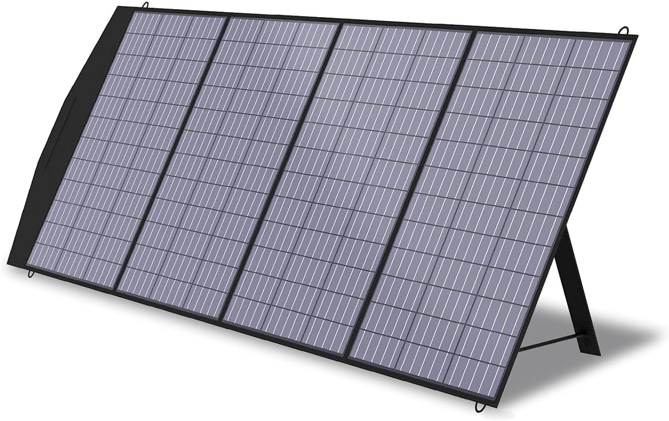 Panneau solaire portable ALLPOWERS SP033 200 W, 36 V, pliable. CAMPAERO