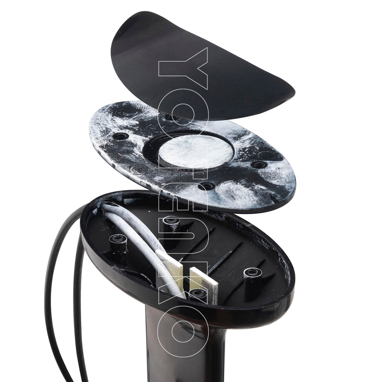Antenne universelle large bande YOTENKO 2X2 MIMO 3G/4G/LTE/5G, câble 12 dBi, double connecteur SMA mâle (2 m), base magnétique, 700-5 900 MHz CAMPAERO