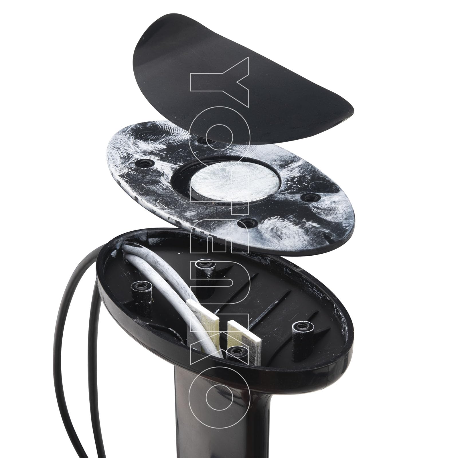 Antenne universelle large bande YOTENKO 2X2 MIMO 3G/4G/LTE/5G, câble 12 dBi, double connecteur SMA mâle (2 m), base magnétique, 700-5 900 MHz CAMPAERO