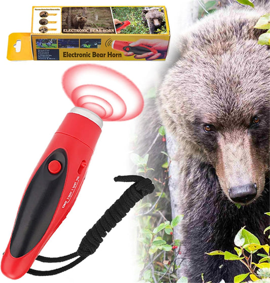 Klaxon électronique à air comprimé 120 dB pour effrayer les ours ! CAMPAERO