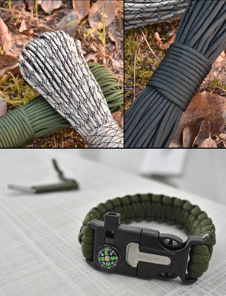 Corde de camping Kimaru 9 brins 550 Paracord 31 mètres (4 mm). CAMPAERO