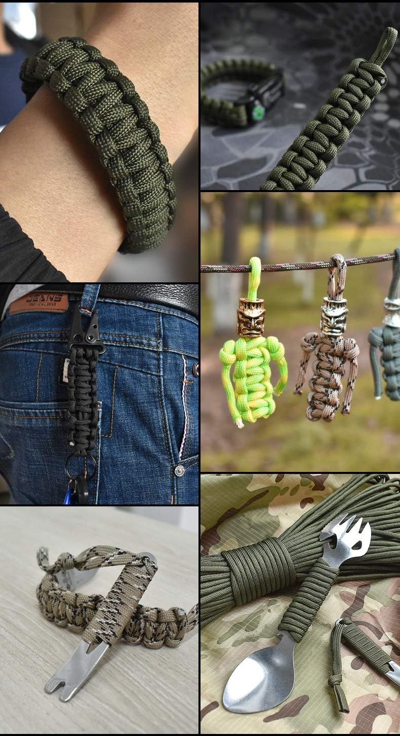 Corde de camping Kimaru 9 brins 550 Paracord 31 mètres (4 mm). CAMPAERO