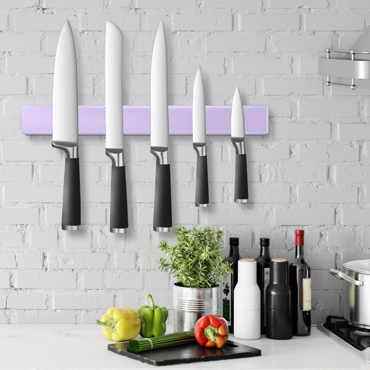 Support magnétique professionnel pour couteaux de 40,6 cm (16 po), en acier inox CAMPAERO