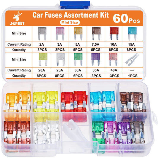Kit de fusibles  (2 A, 3 A, 5 A, 7,5 A, 10 A, 15 A, 20 A, 25 A, 30 A, 35 A, 40 A) CAMPAERO