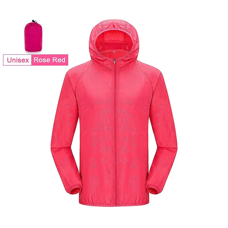 Veste de randonnée unisexe pour homme et femme, imperméable, séchage rapide, coupe-vent. CAMPAERO