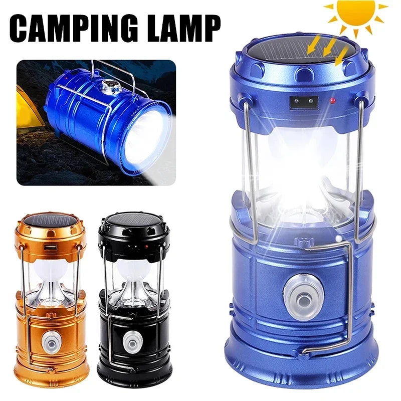 Lampe de camping solaire multifonctionnelle. CAMPAERO
