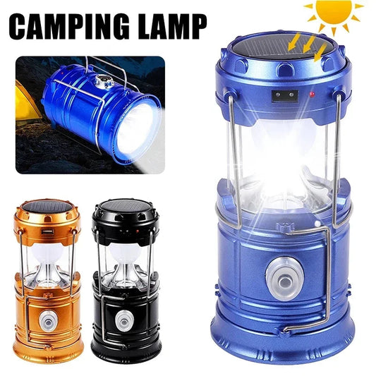 Lampe de camping solaire multifonctionnelle. CAMPAERO