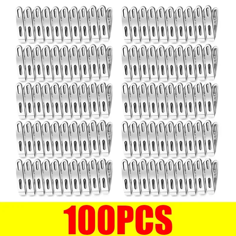 Pinces à linge multifonctions en acier inoxydable. CAMPAERO
