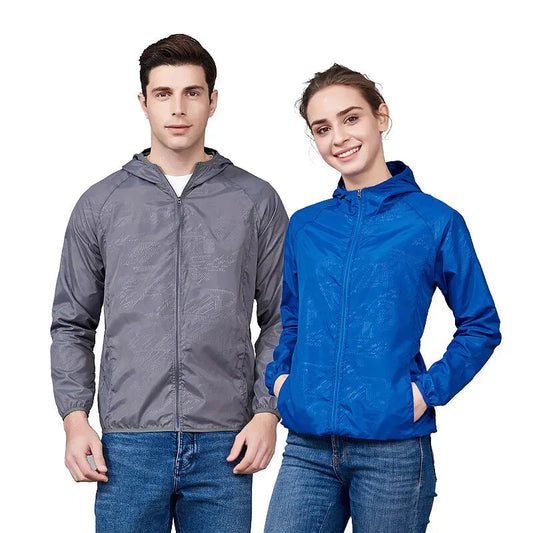 Veste de randonnée unisexe pour homme et femme, imperméable, séchage rapide, coupe-vent. CAMPAERO