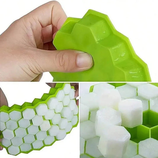 1pcs Honeycomb 37 Lattice Cube Tray Maker Without Lid DIY Ice Mold CAMPAERO