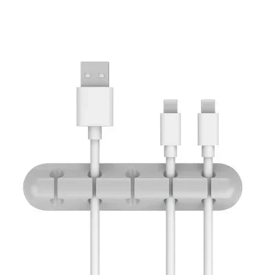 NNBILI Silicone USB Cable Organizer Cable Winder Desktop Tidy Management Clips Cable Holder for Mouse Headphone Wire Organizer CAMPAERO