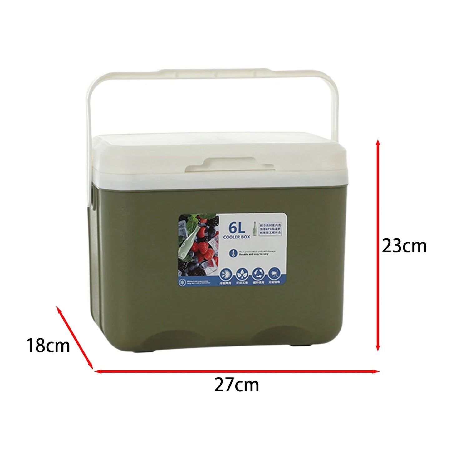 Glacière d'extérieur de 6 Litres. CAMPAERO