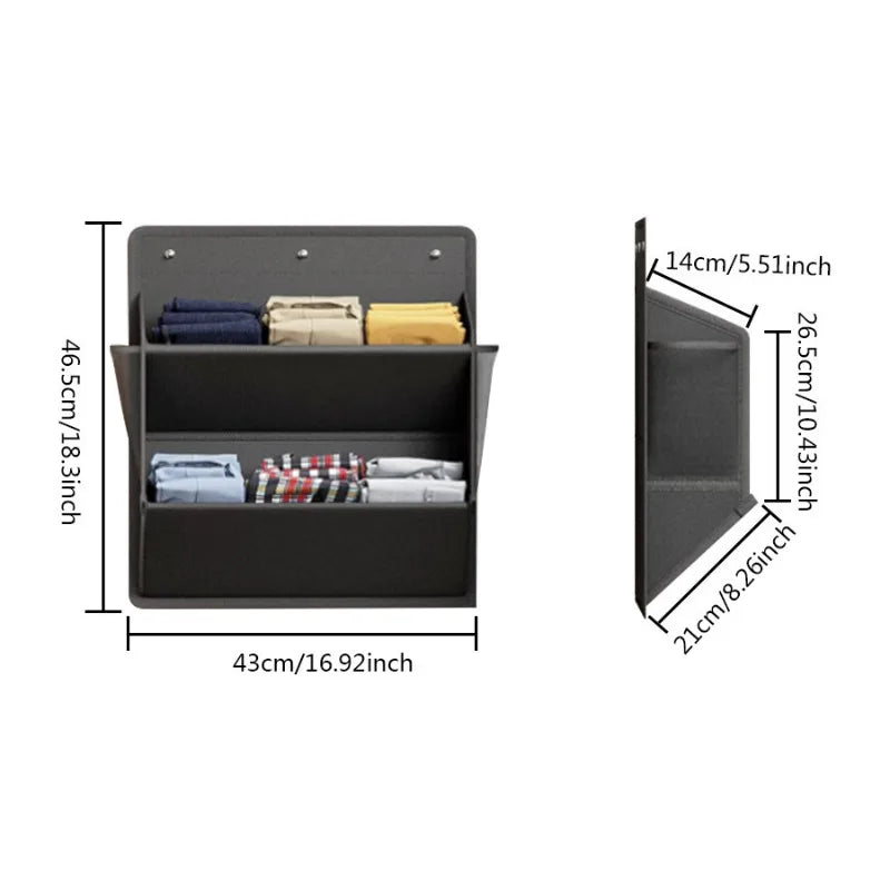 1PC RV Shoe Storage with Adhesive Tape Door Shoe Rack with Large Deep Pockets Suitable for Campers Narrow Space Wardrobe Storage CAMPAERO