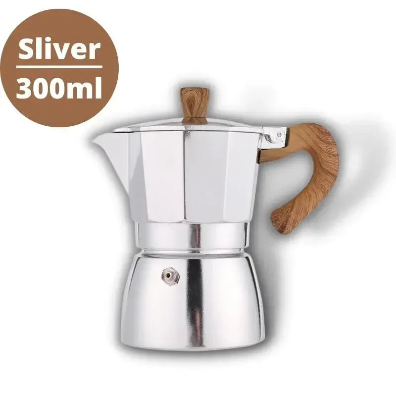 Cafetière Moka en aluminium, 150/300 ml. CAMPAERO