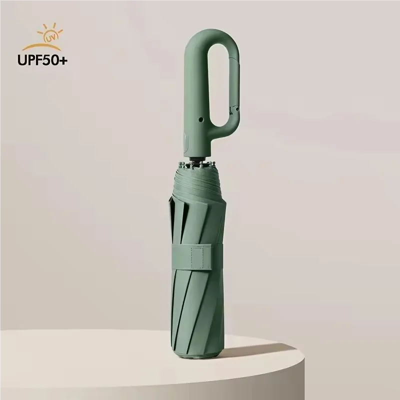 Ring Buckle Design 20 Rib Fully Automatic Umbrella for Men Folding Extra Large Strong Strong WOMEN'S Sunshade Double Umbrella CAMPAERO