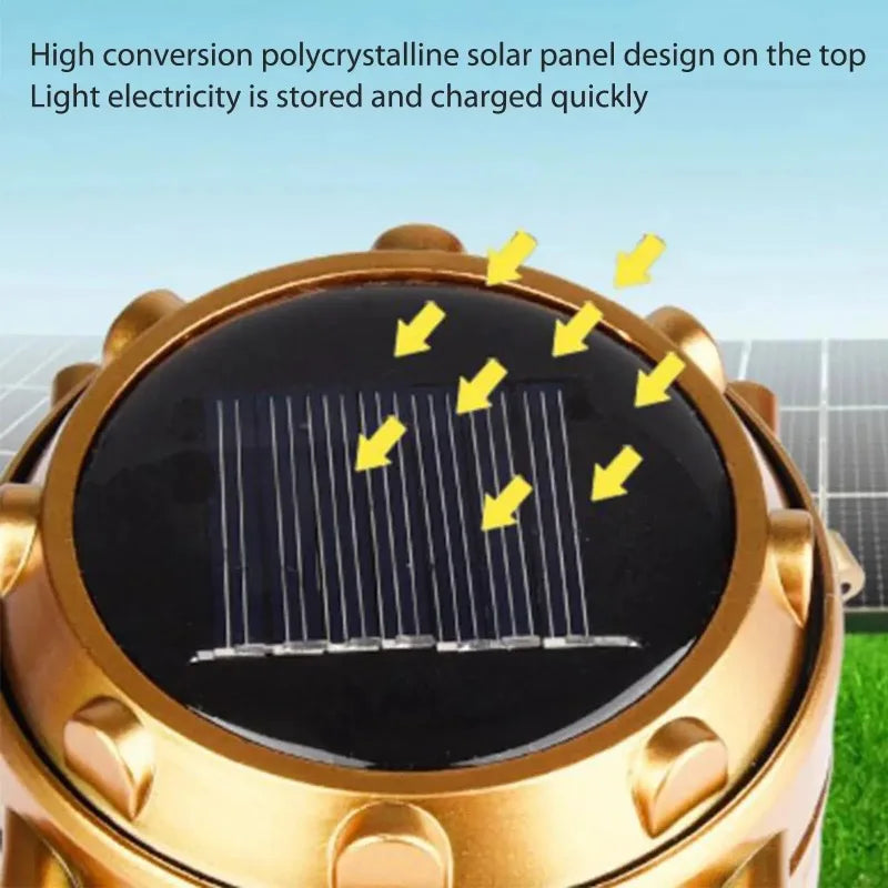 Lampe de camping solaire multifonctionnelle. - CAMPAERO