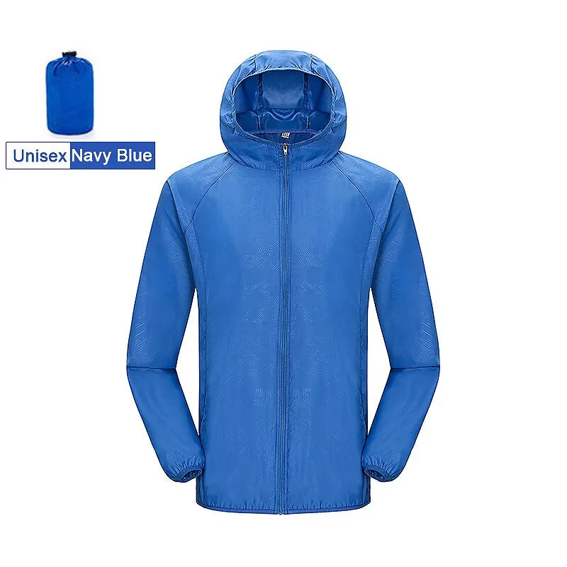 Veste de randonnée unisexe pour homme et femme, imperméable, séchage rapide, coupe-vent. CAMPAERO