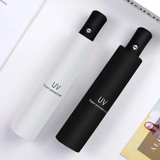 Mini Folding Automatic Umbrella Anti UV Rain Sun Umbrella Fashion Portable Windproof Light Women Men Children Parasol Umbrella CAMPAERO